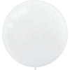 Round Latex Balloons - 24" White 25 Count