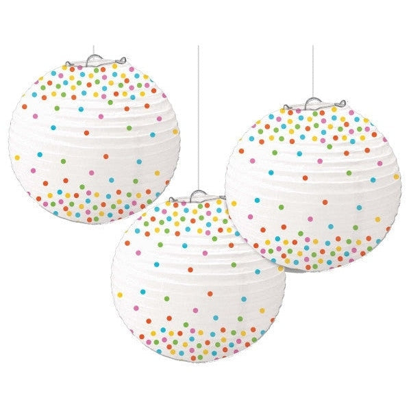 Round Paper Lanterns Multi