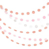 Round String Decorations - Rose Gold/Blush