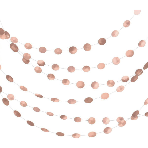 Round String Decorations - Rose Gold/Blush