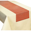 Rust Luxury Metallic Fabric Table Runner