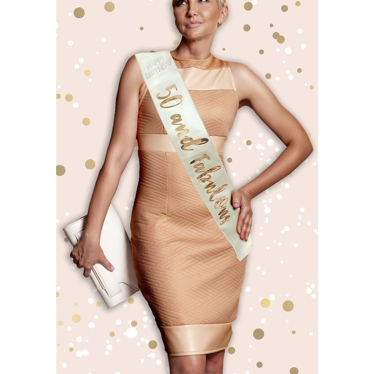 Sash - Rose Gold Birthday 50