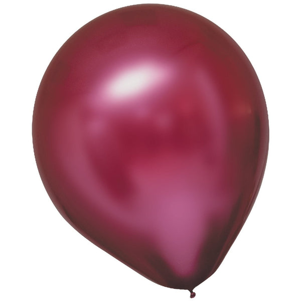 Satin Luxe Latex Balloon, Bulk-Pomegranate