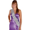 Satin Sash White