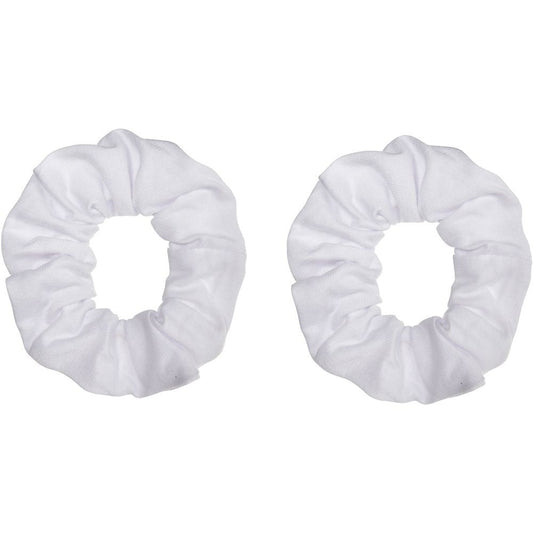 White Scrunchies