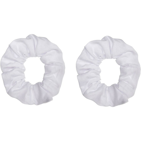 White Scrunchies