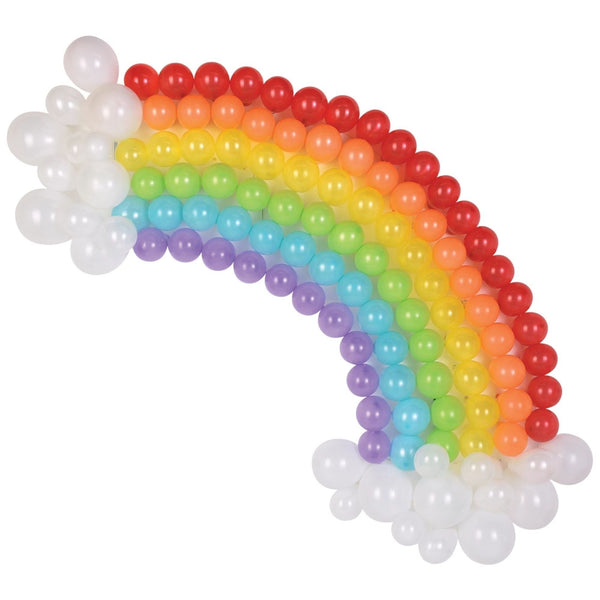 Sculpted Rainbow Balloon Backdrop Kit