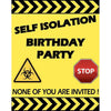 Self Isolation Party Poster