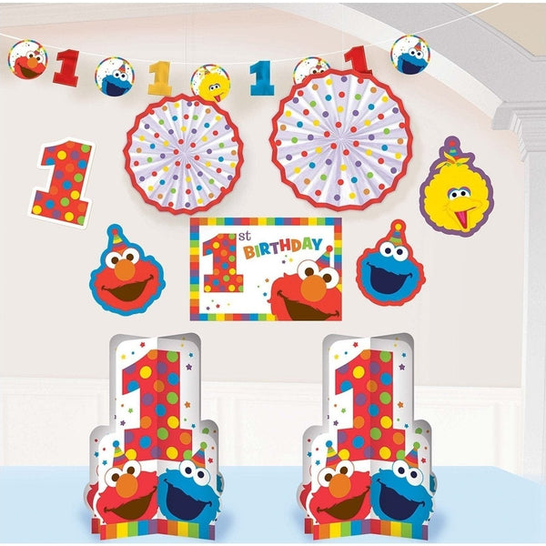 Sesame Street Elmo Turns One Room Decorating Kit