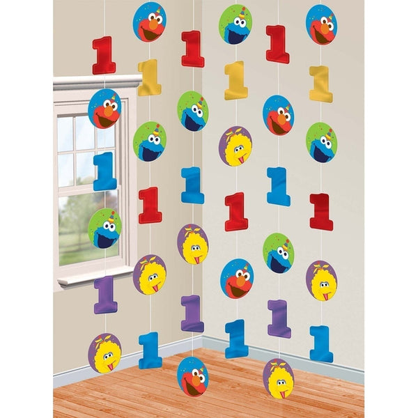 Sesame Street Elmo Turns One String Decorations