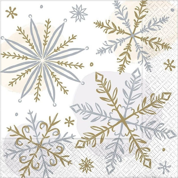 Shining Snow Beverage Napkins