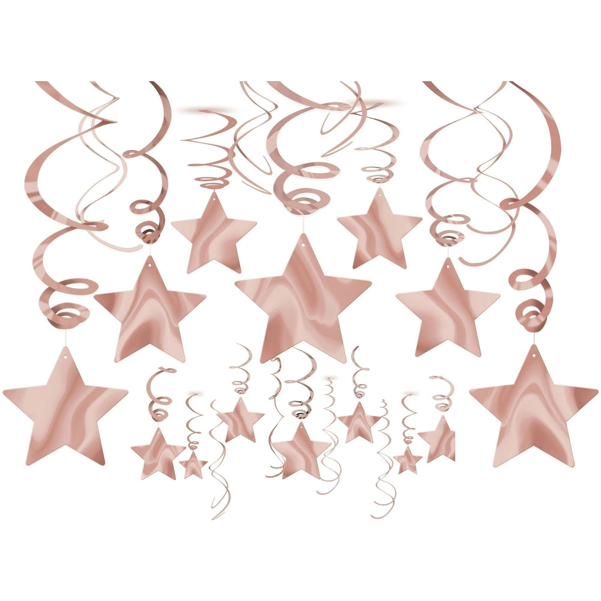 Shooting Star Mega Value Pack Swirls - Rose Gold