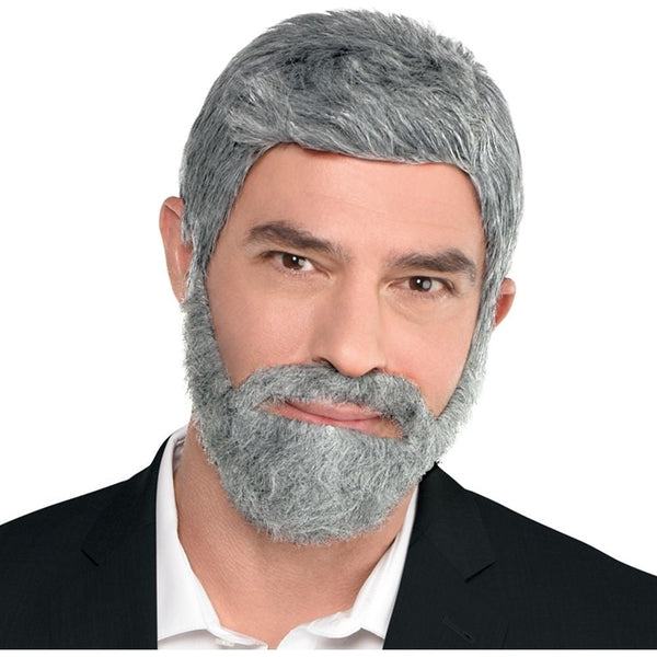 Short Grey Beard/Moustache