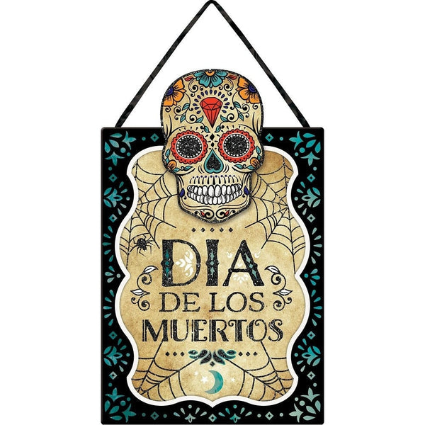 Sign - Cardboard Day Of Dead Sugar Skull
