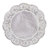 Silver Foil Round Doilies, 10 1/2"