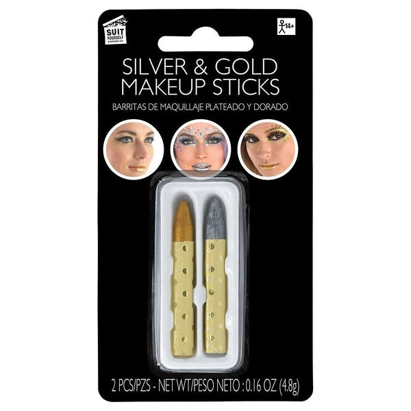 Silver & Gold Makeup Sticks