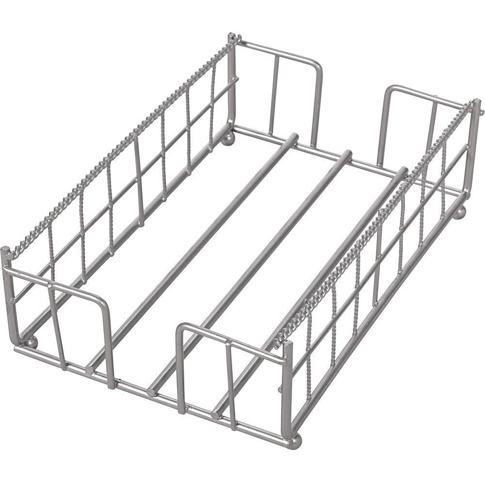 Silver Guest Towel Caddy