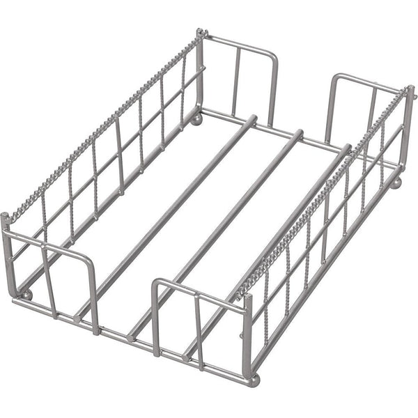 Silver Guest Towel Caddy