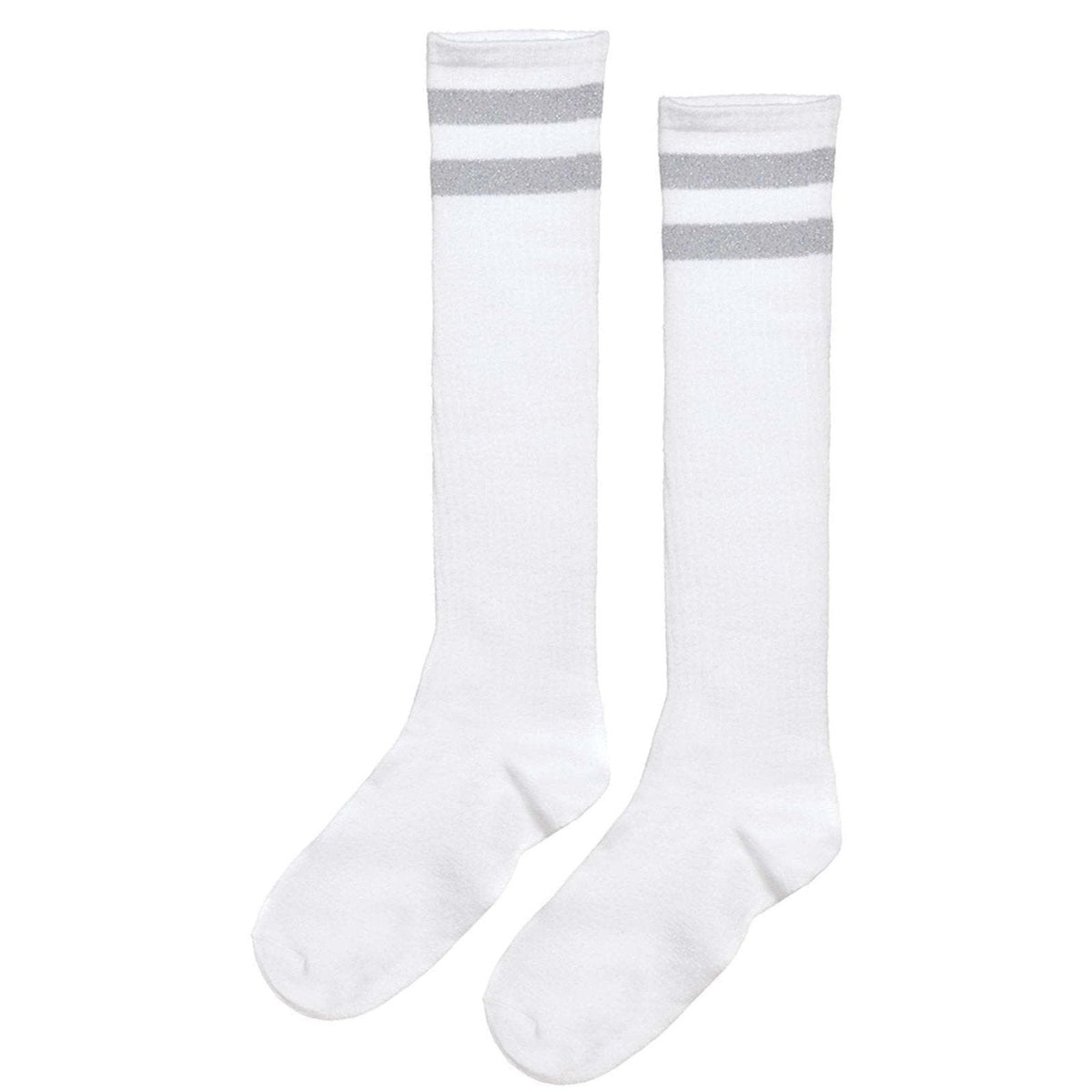 Silver Knee Socks
