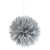 Silver Paper Fluffy Decorations