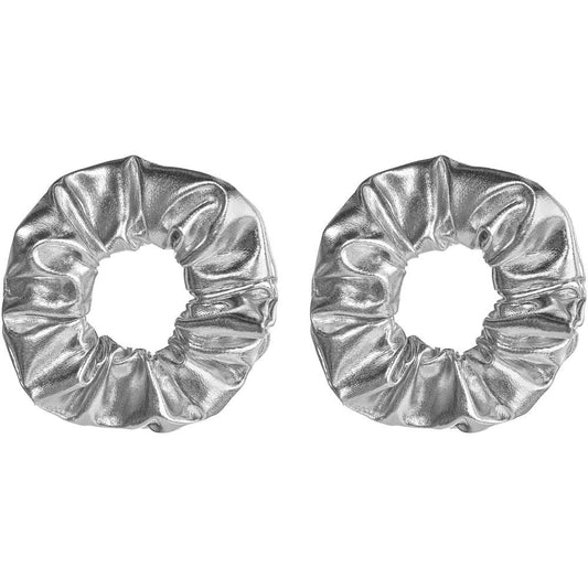 Silver Scrunchies