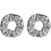 Silver Scrunchies