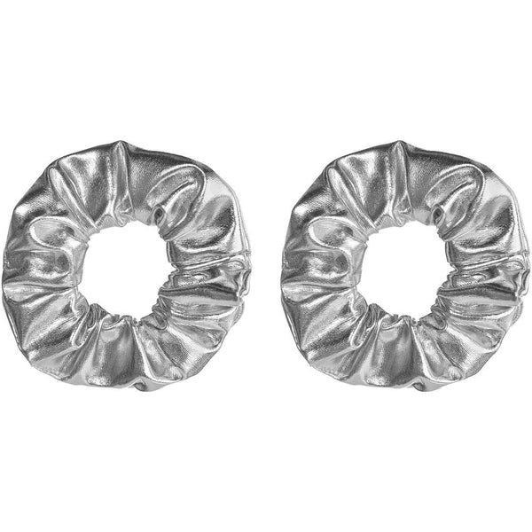 Silver Scrunchies