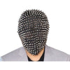 Silver Spikes Full Head Mask