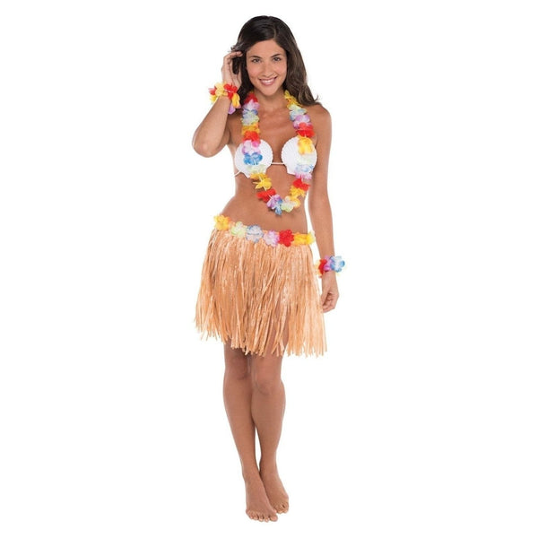 Adult Hula Skirt Kit - Shell