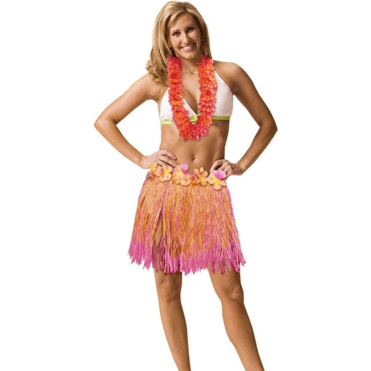 Adult Xl Warm Two-Tone Hula Skirt