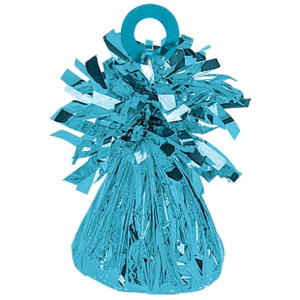 Small Foil Balloon Weight - Caribbean Blue