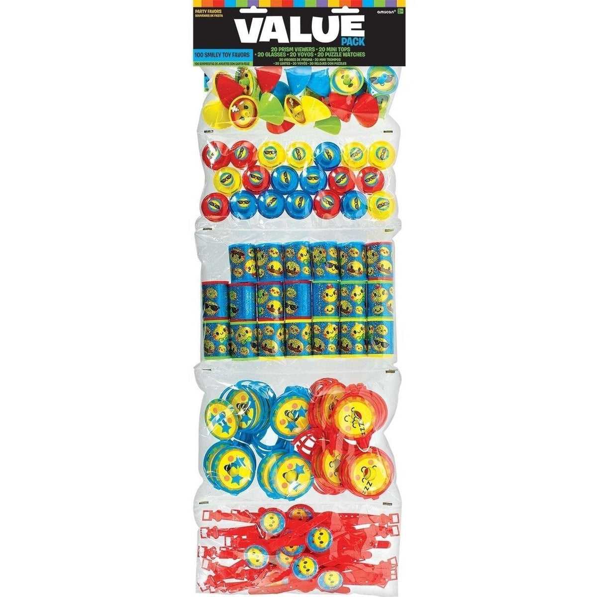 Smiley Toy Super Mega Mix Value Pack Favors