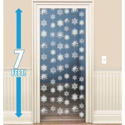 Snowflake Foil String Decorations