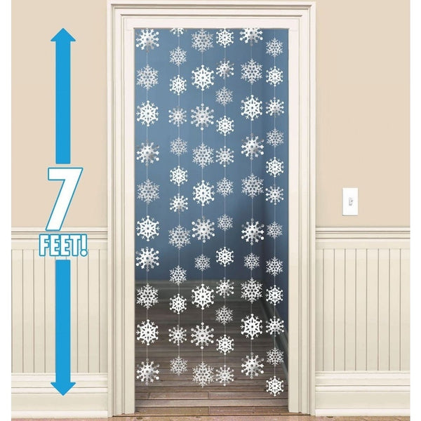 Snowflake Foil String Decorations