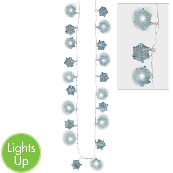 Snowflake Light-Up Necklace
