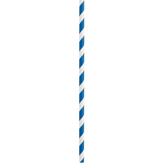 Solid Color High Count Paper Straws, 40 Count - Assorted