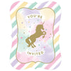 Sparkle Unicorn Invitations
