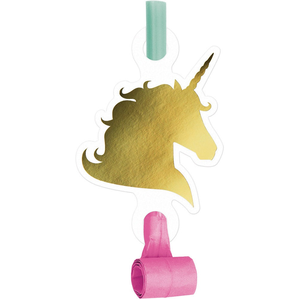 Sparkle Unicorn Party Blowers