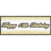 Sparkling 18Th Birthday Vinyl Banner