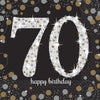 Sparkling Celebration 70Th Birthday Luncheon Napkins