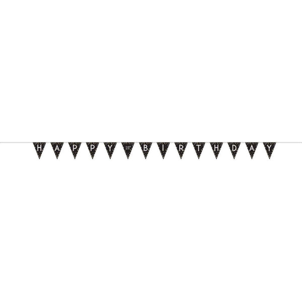 Sparkling Celebration Add-Any-Age Pennant Banner