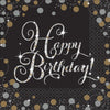 Sparkling Celebration Luncheon Napkins, Happy Birthday