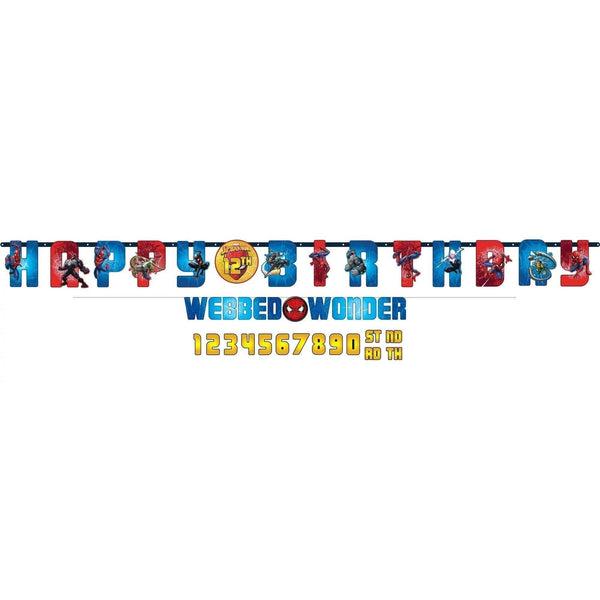 Spider-Man™ Webbed Wonder Jumbo Letter Banner Kit