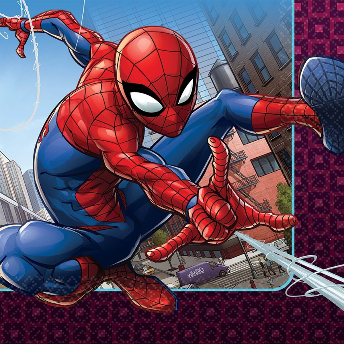 Spider-Man Tm Webbed Wonder Luncheon Napkins