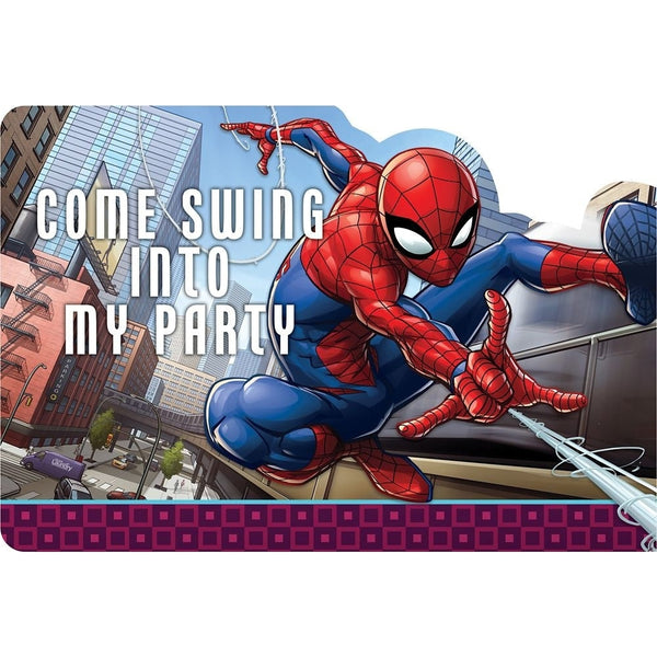 Spider-Man Tm Webbed Wonder Postcard Invites