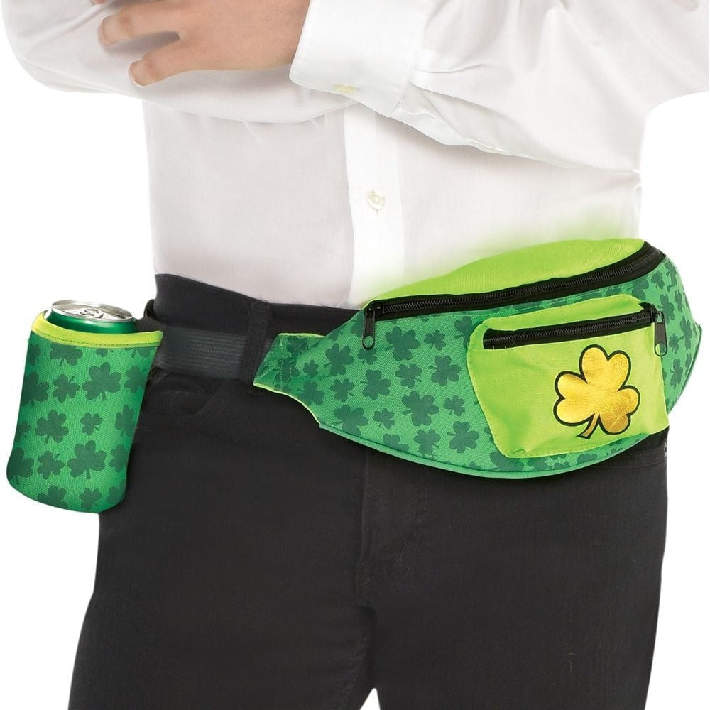 St. Patrick's Day Fanny Pack W/Beverage Holder