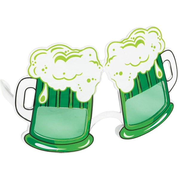 St. Patrick's Day Green Beer Sunglasses