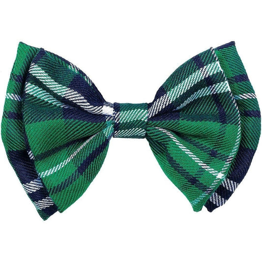 St. Patrick's Day Plaid Bow Tie
