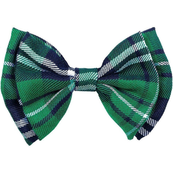St. Patrick's Day Plaid Bow Tie