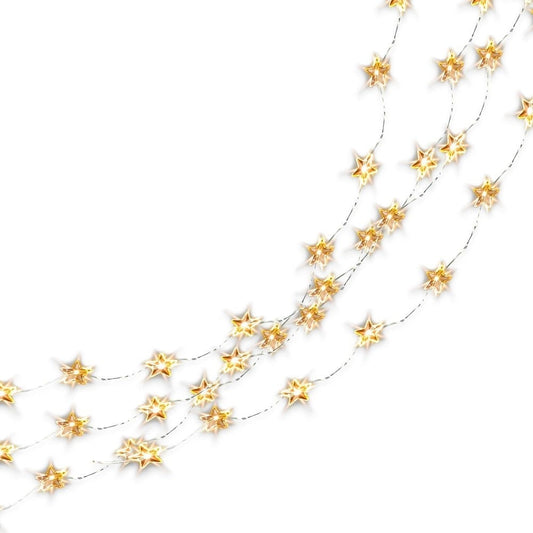 Star Battery Operated Led Fairy String Lights